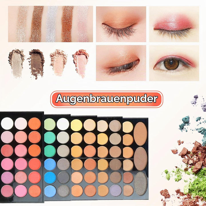 PhantomSky 148 Farben Schminkset, Cosmetics Schminkkoffer Mädchen Make Up Set für Teenager Kosmetik