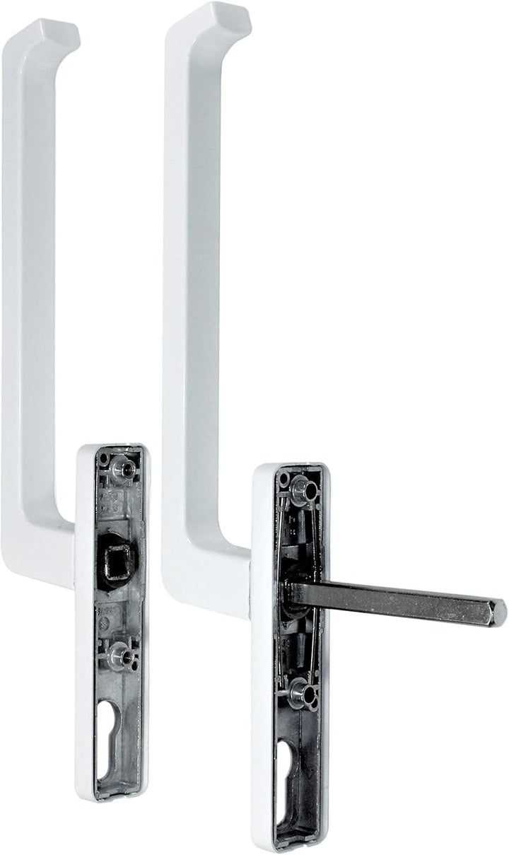 SN-TEC GU Schiebetür Drehgriff DIRIGENT 934/937 (9-25919 01B & 9-29519 03B) mit Unterbau 6432, Links