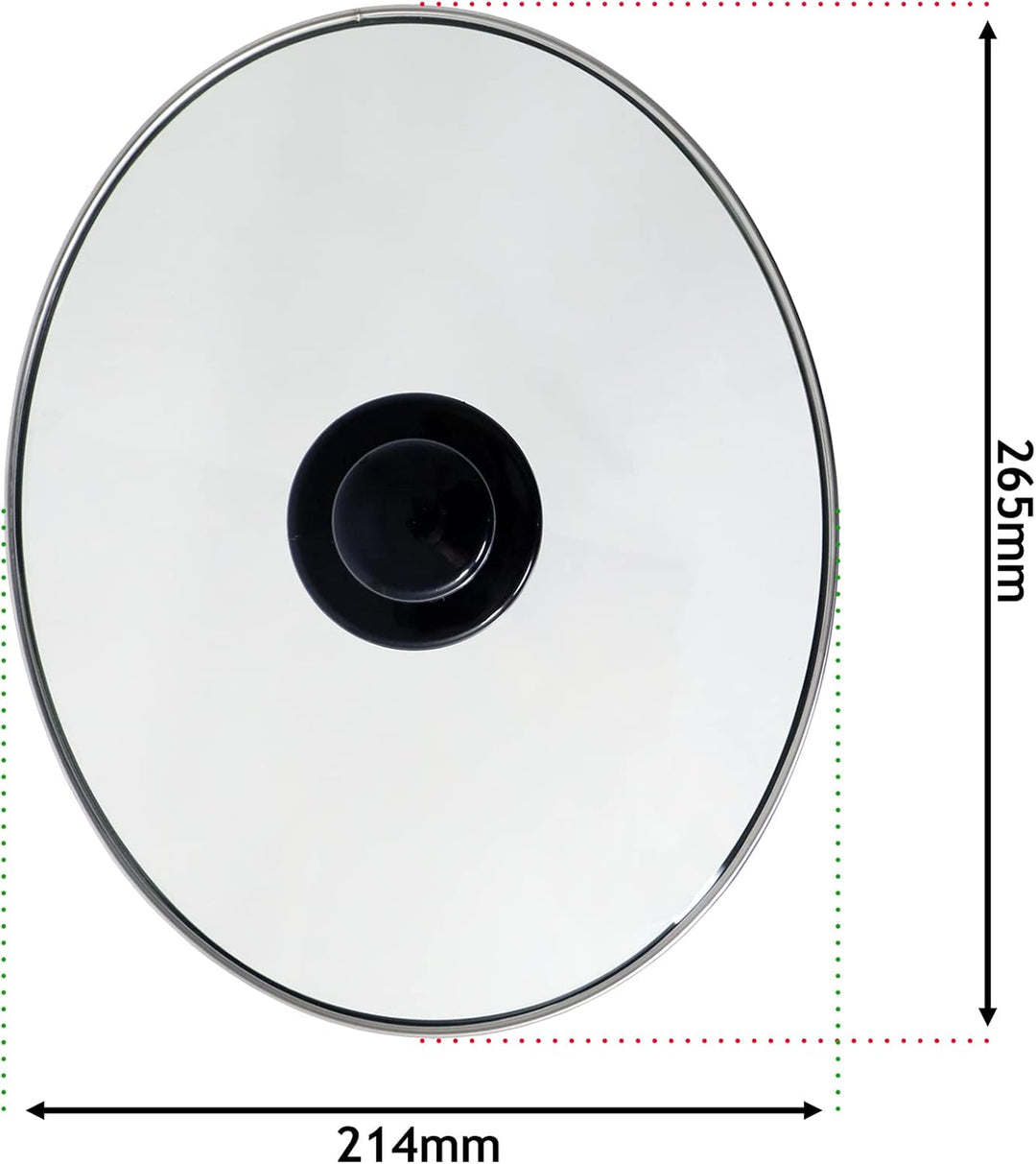 SPARES2GO Morphy Richards Glasdeckel und Knaufgriff, 3,5 l, Schongarer