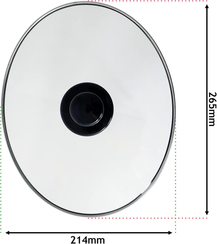 SPARES2GO Morphy Richards Glasdeckel und Knaufgriff, 3,5 l, Schongarer