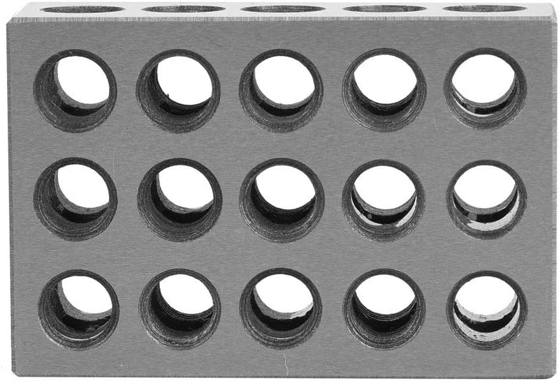 Frösmaschine Parallel Pad Eisen, 2 Stück 25 X 50 X 75 Mm Blöcke 23 Löcher Frösen Parallel Spannblock