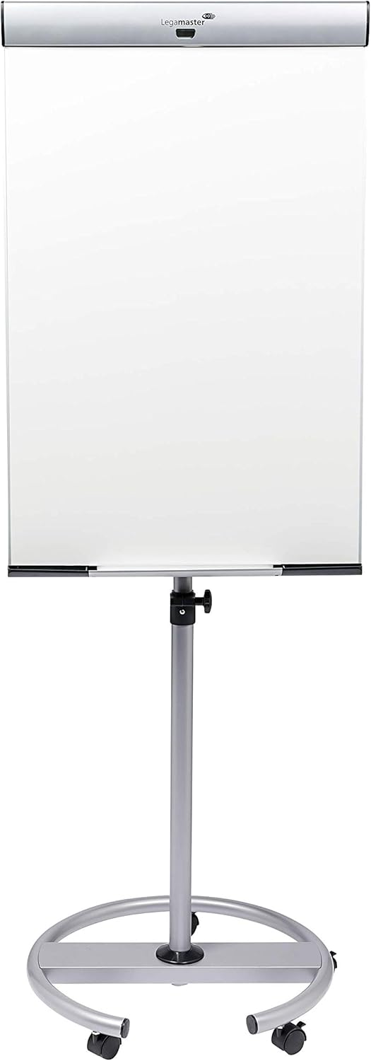 Legamaster PROFESSIONAL TRANGLE mobile Flipchart Rundfuss - transportabel - ausziehbare Seitenarme -