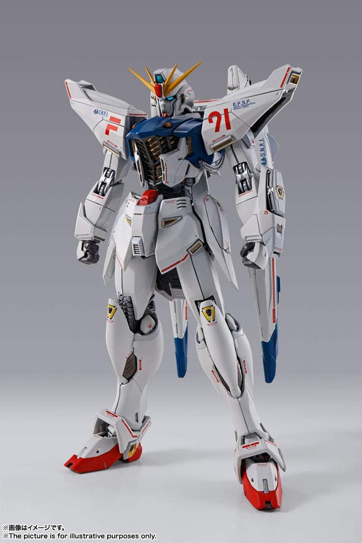 BANDAI - Metallbuild Gundam f91 Chronicle Weiss, 177000, Mehrfarbig, One Size