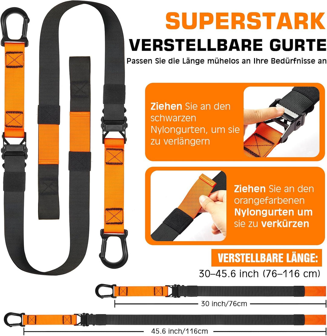 Fitense Schlingentrainer für Zuhause, Sling Trainer für Ganzkörpertraining, Slingtrainer Bänder für