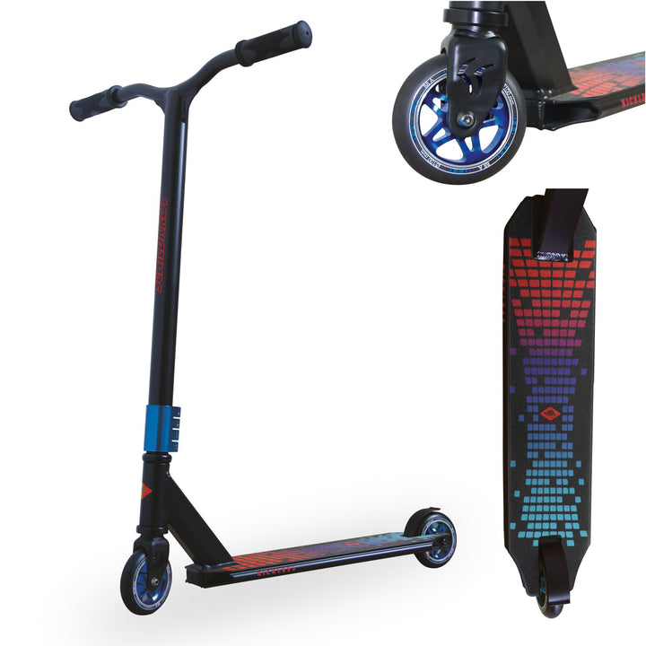 Schildkröt Stunt Scooter Kickless, toller Stuntscooter mit HIC-Compression und Alu-Felge, 100 mm PU