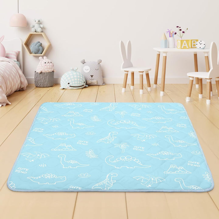 Krabbelmatt Baby 127x127cm,Faltbar Spielmatte Baby,Weiche Dicke Krabbeldecke maschinenwaschbare für