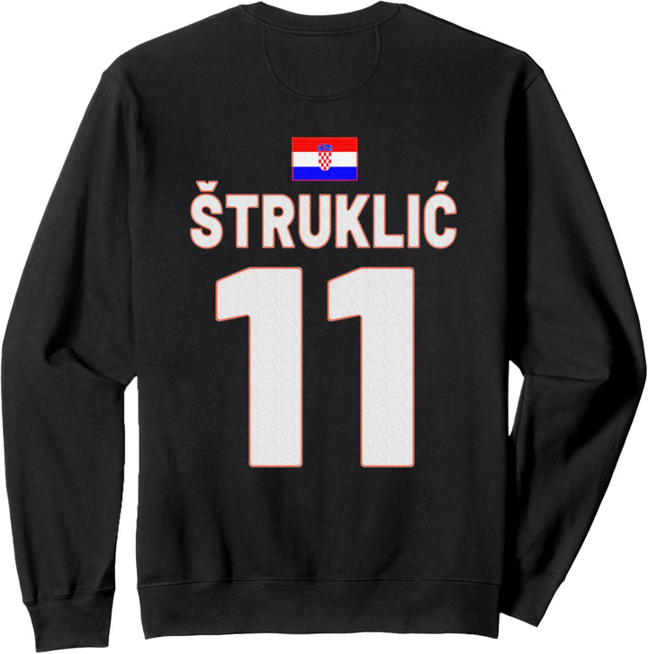 Nogomet Hrvatska Struklic mit lustigem Namen Kroatien Sweatshirt