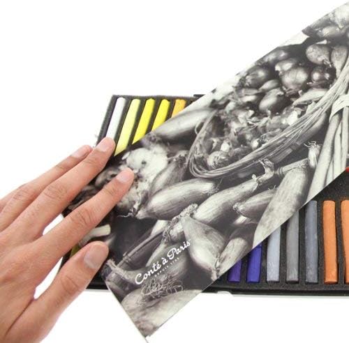 Conté a Paris 50210 (Künstlerkreide, Weiche Pastelle, verschieden Farben) 50er Set 50 Farben Set, 50