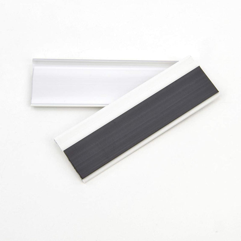 Magnetische Etikettenhalter für Einstecketiketten 200 mm Breit/Tickethalter/Etiketten Halter (83 mm