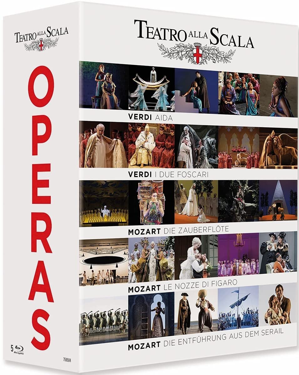 Teatro alla Scala Opera Box [Live recordings from Salzburg Festival 2015 -2018] [Blu-ray], Blu-ray