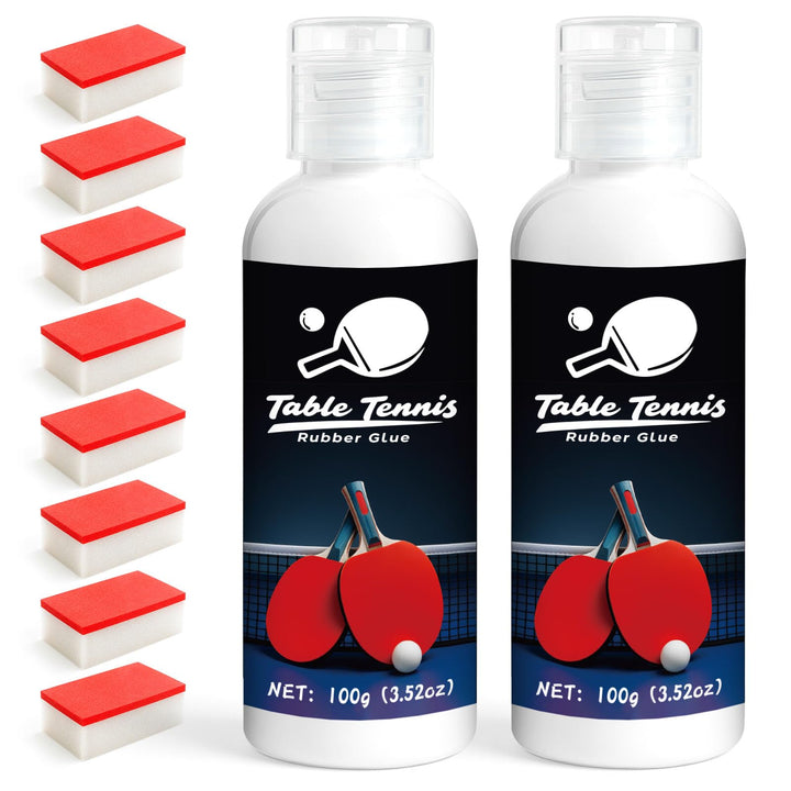 200ml Tischtennis Kleber, Geeignet für die Montage von Elastischen Tischtennisbelägen mit Schwammgum
