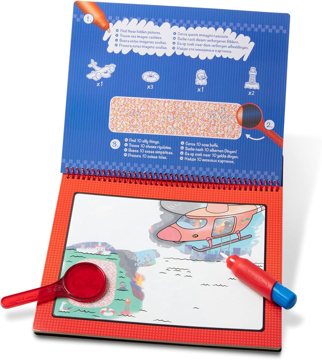 Melissa & Doug 40172 Water Wow-Adventure Deluxe | Activity Pad | Reise | ab 3 Jahren | Geschenk für