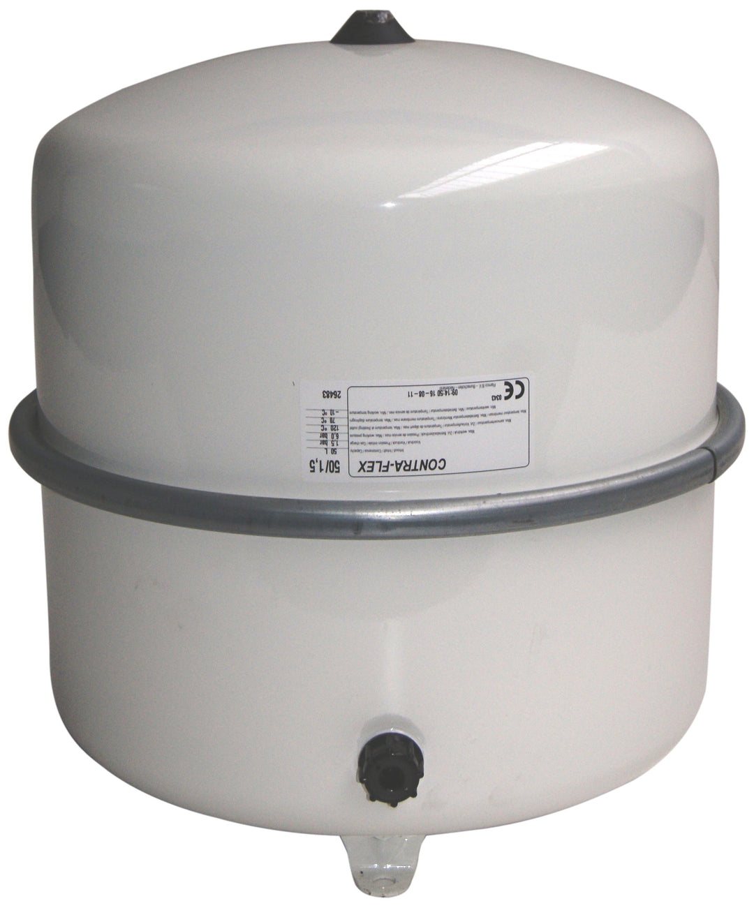 Flamco-Wemefa 26483 Membran-Druckausdehnungsgefäss Contra-Flex 50, 1.5 bar, nach DIN 4751-2, weiss 5