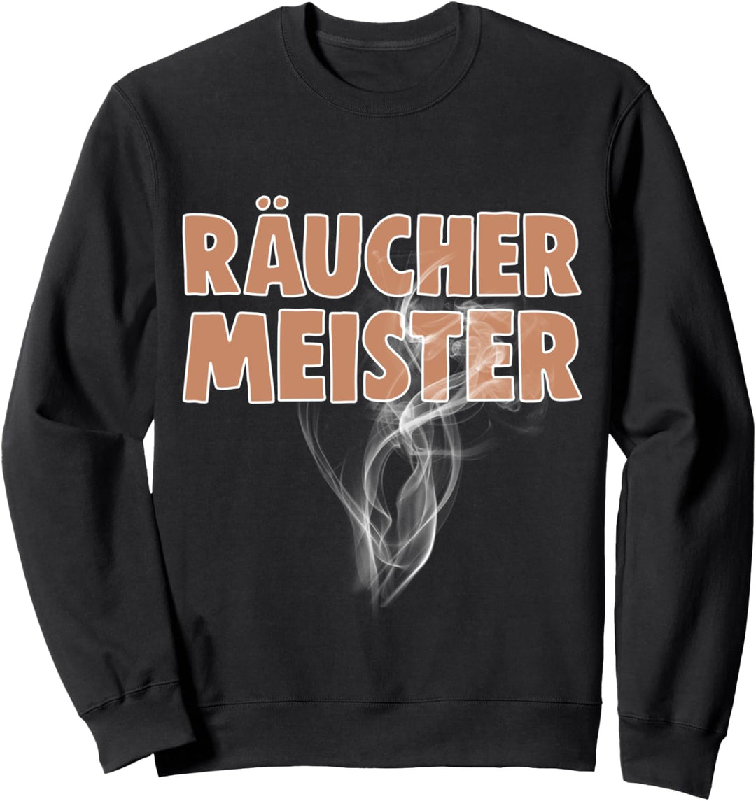 Räucher Meister mit Rauch Sweatshirt