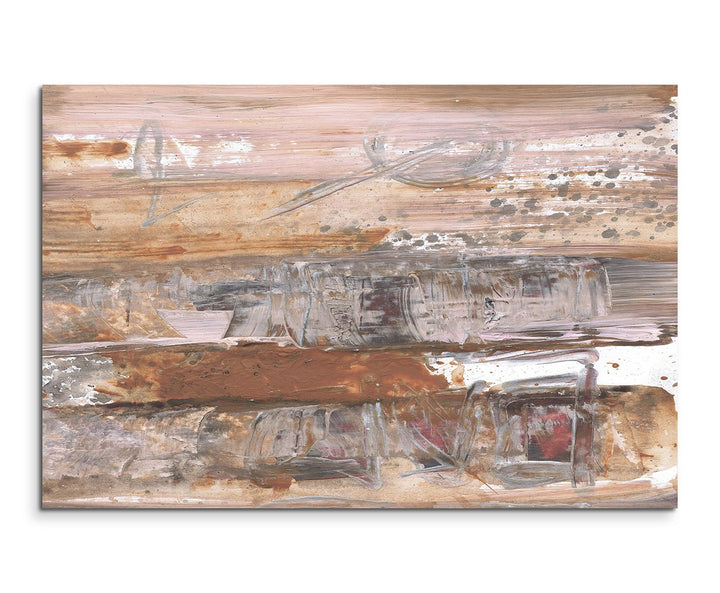 Paul Sinus Art 80x60cm Fotoleinwand Leinwanddruck Kunstdruck Wandbild braun grau weiss