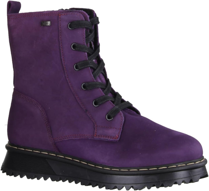 Däumling Mädchen Rudi Stiefelette 36 EU Country Aubergine, 36 EU Country Aubergine