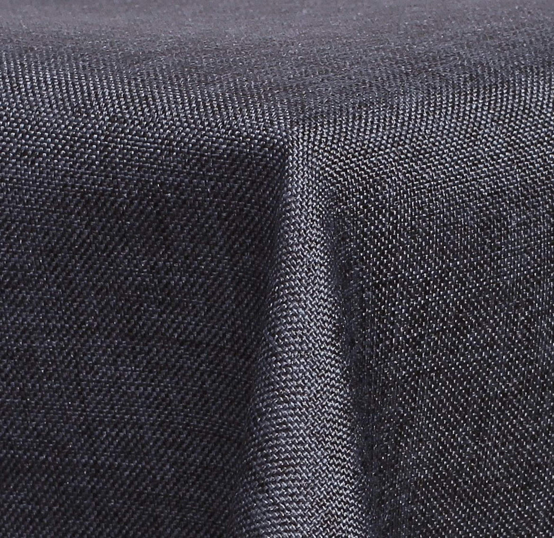 Textil Tischdecke - Leinen Optik - wasserabweisend Eckig 130x300 (Anthrazit, ca. 130 x 300 cm) Anthr