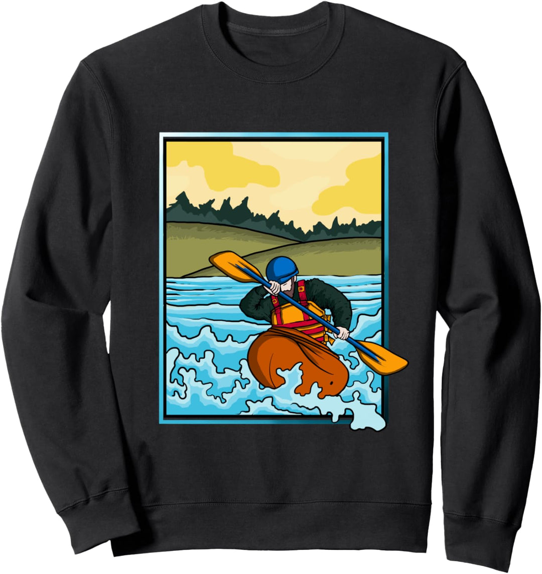 Kajak Kajakfahrer Sweatshirt