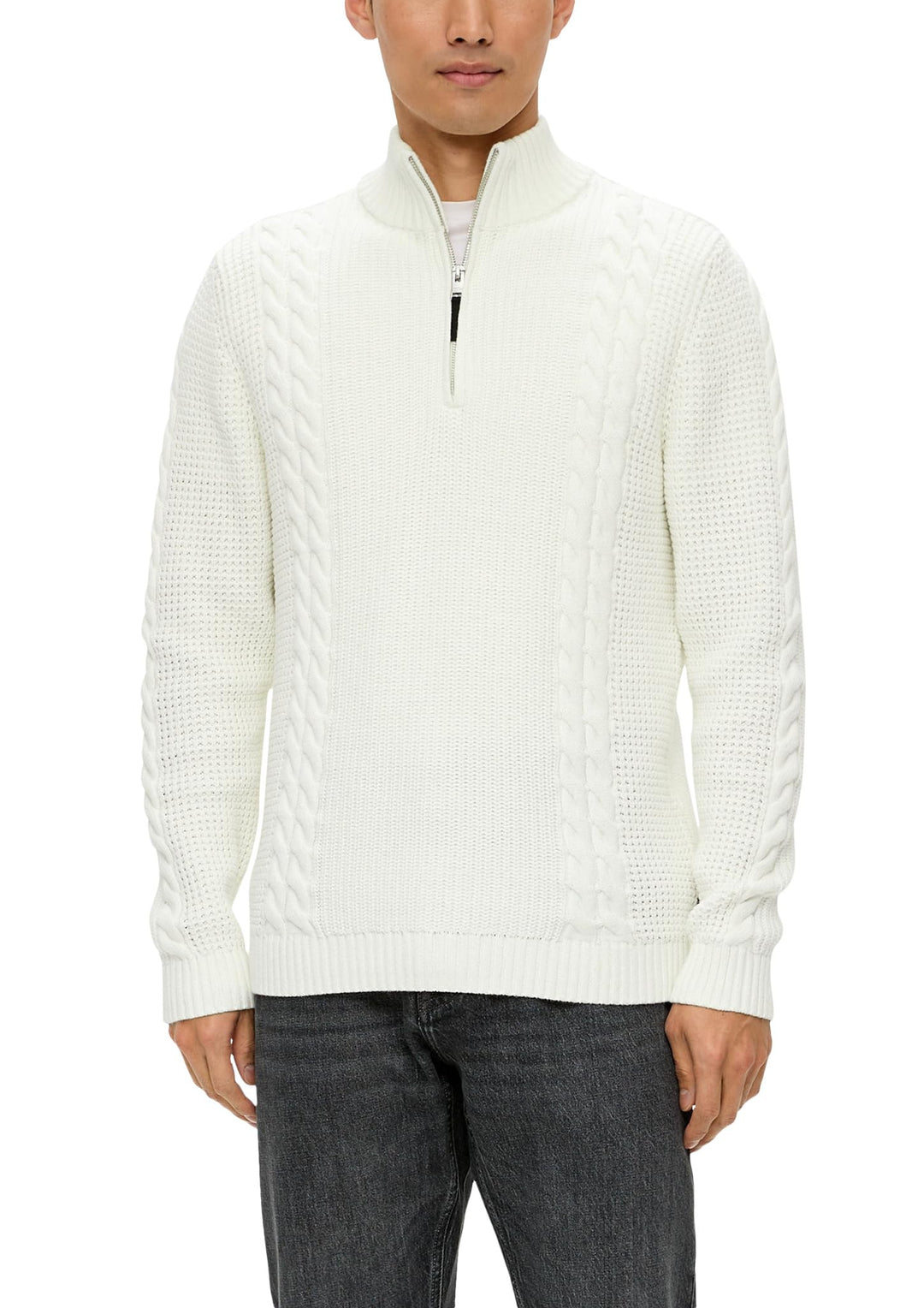 s.Oliver Herren Troyer mit Zopfmuster 3XL 0240, 3XL 0240