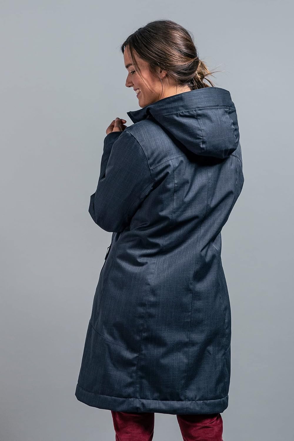Tatonka FLOY W's Coat Women 34 grey blue, 34 grey blue