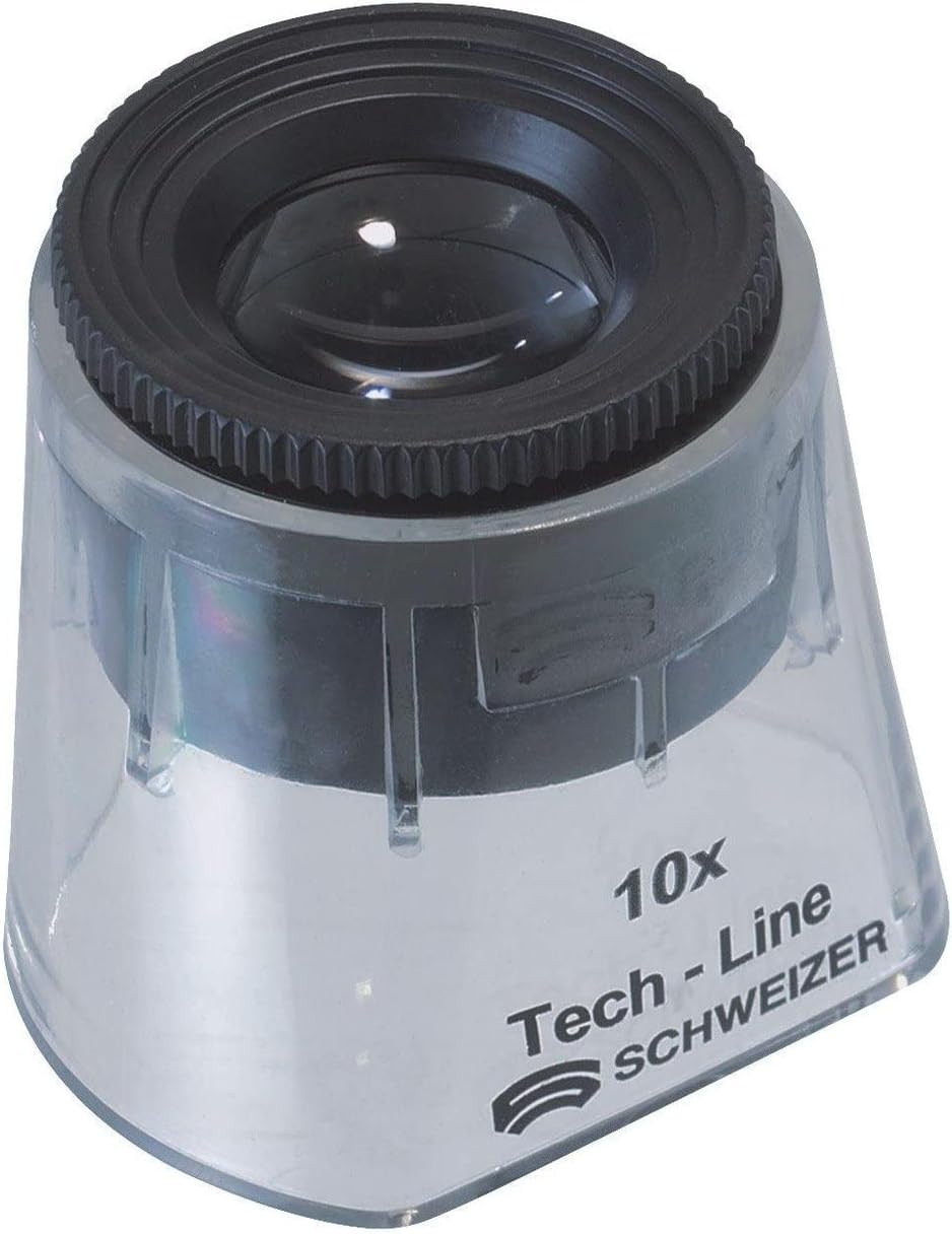 Schweizer Standlupe Tech-Line Vario-Fokus 10x