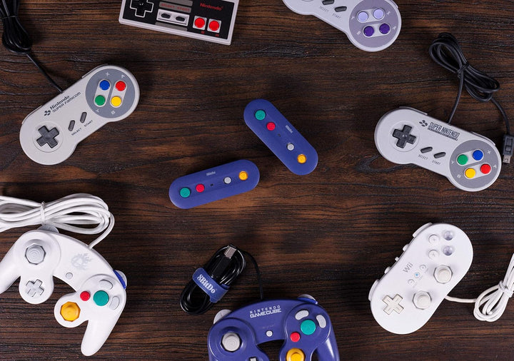 8Bitdo G Bros. Wireless Adapter for Nintendo Switch (Works with Wired GameCube & Classic Edition Con