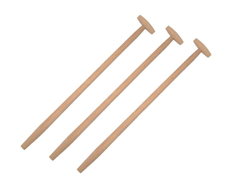 Spatenstiel Grabegabel Spatengabel Stiel Holzstiel T Griff Ø 38 mm 115 cm (5), 5