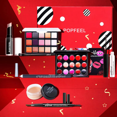 Professionelles Make-up Sets, MKNZOME 8st Schminkset Schminkkoffer Mädchen Gefüllt Frauen Makeup Pal