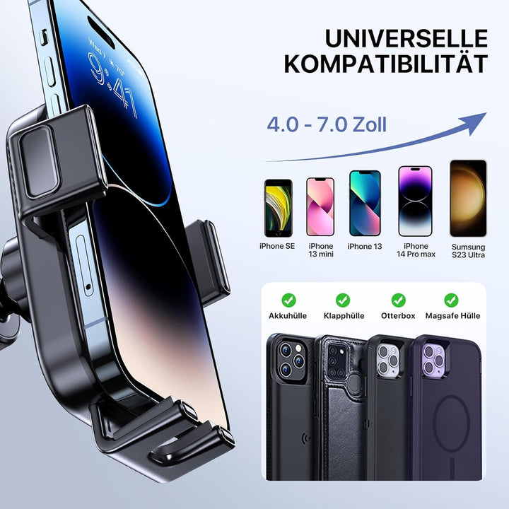 Miracase Handyhalterung Auto Rutschfester KFZ Handyhalter fürs Auto Lüftungsschlitze, Universelle Sm