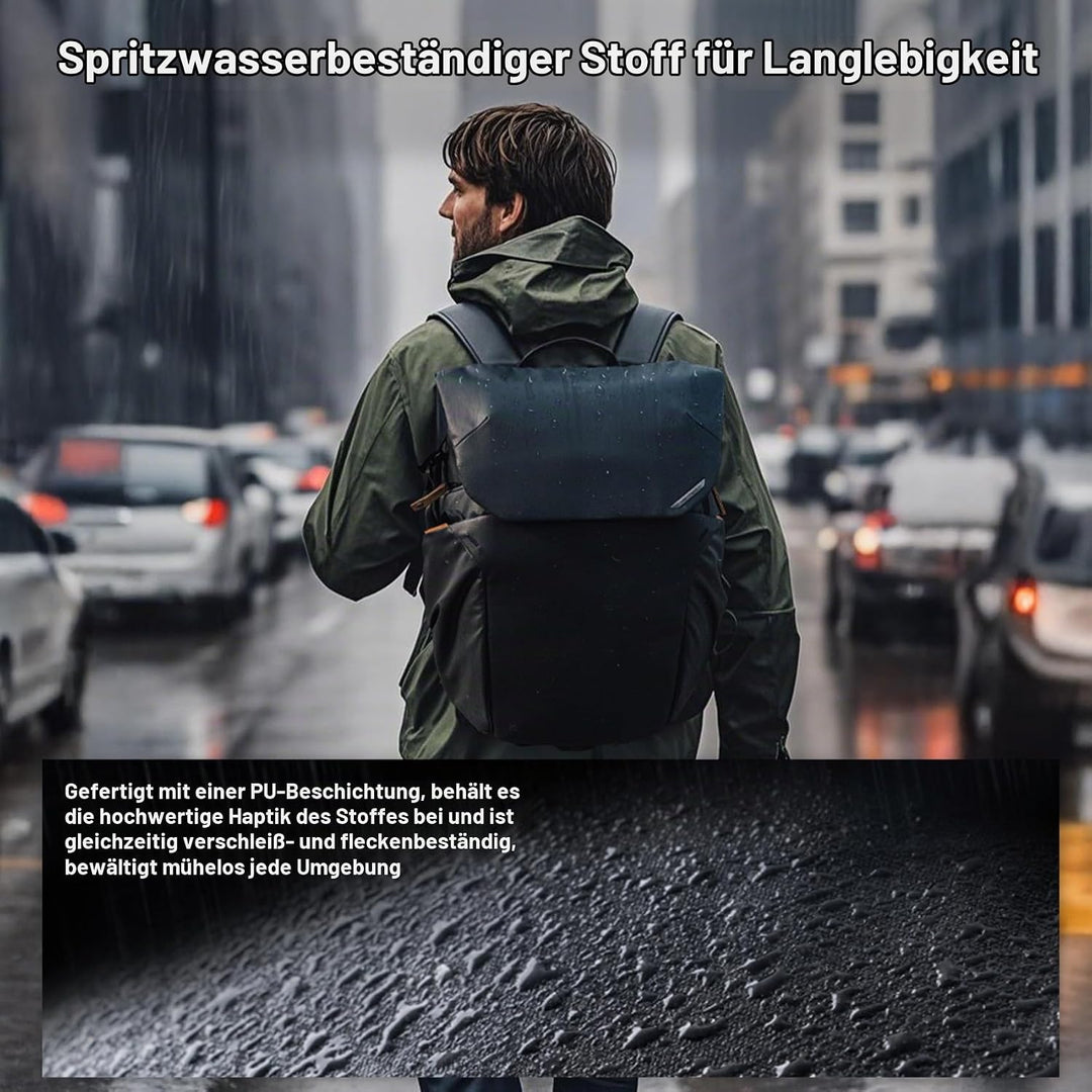 PGYTECH OneGo 2 Kamerarucksack 20L-25L mit Laptop/iPad-Fach Wasserdichter Kamerarucksack für urbane