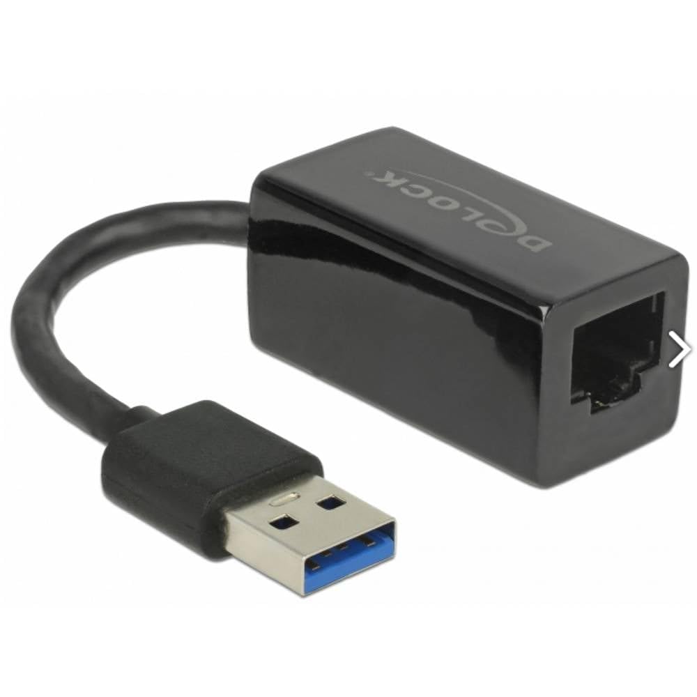 Delock Adapter SuperSpeed USB (USB 3.2 Gen 1) mit USB Typ-A Stecker > Gigabit LAN 10/100/1000 Mbps k