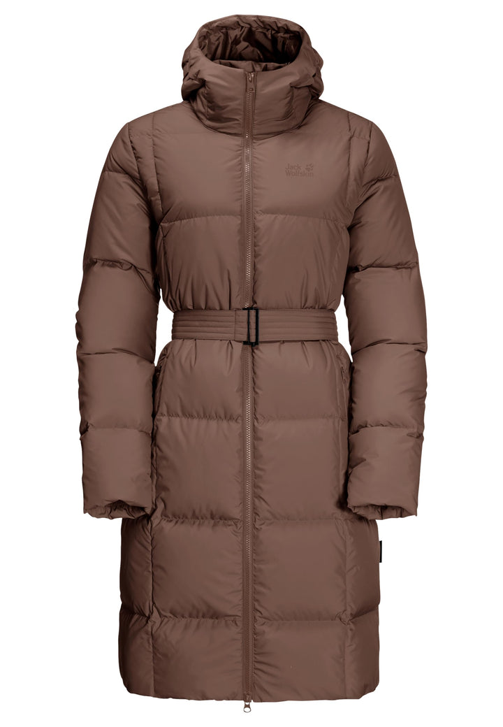 Jack Wolfskin Damen Frozen Lake Coat W Daunenmantel M Hazelnut Brown, M Hazelnut Brown