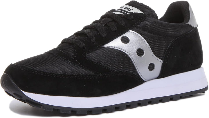 Saucony Unisex Jazz 81 Sneaker 36 EU Schwarz Silberfarben, 36 EU Schwarz Silberfarben