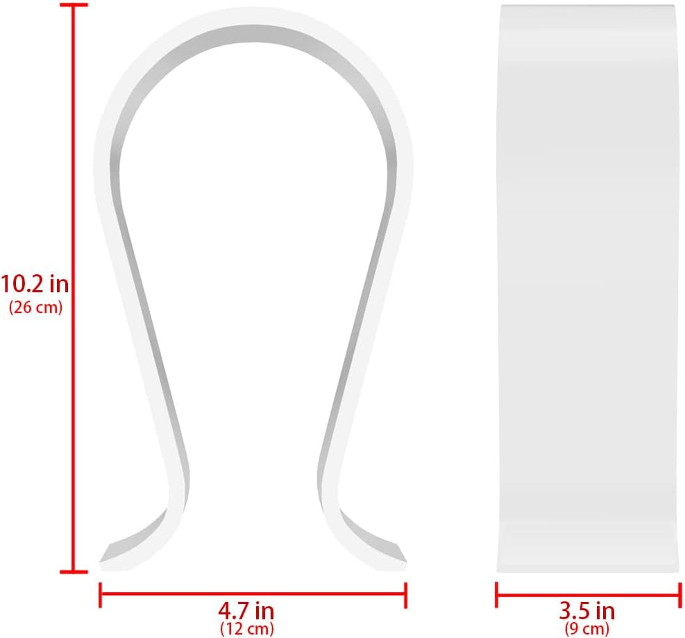 GEEKRIA Acryl Omega Kopfhörerständer, Wh-1000xm4/Wh-1000xm3 Ständer, Schreibtisch Display Aufhänger,