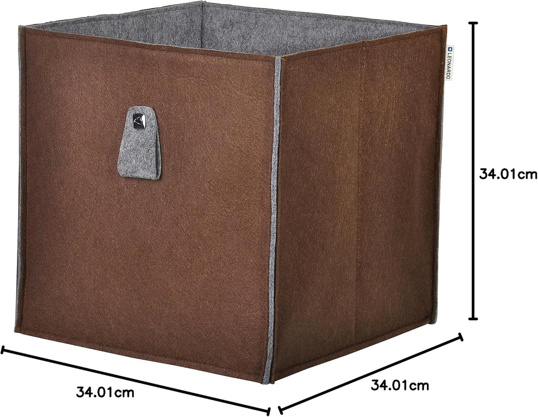Phönix 817401MO Leonardo - Regaleinsatz Filzbox Braun, Braun