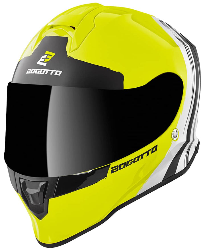 Bogotto V151 Wild-Ride Helm XL gelb/schwarz/weiss, XL gelb/schwarz/weiss
