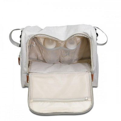 Cangaroo Wickeltasche Jossie Wickelunterlage, Reissverschluss, Gurt verstellbar Beige, Beige