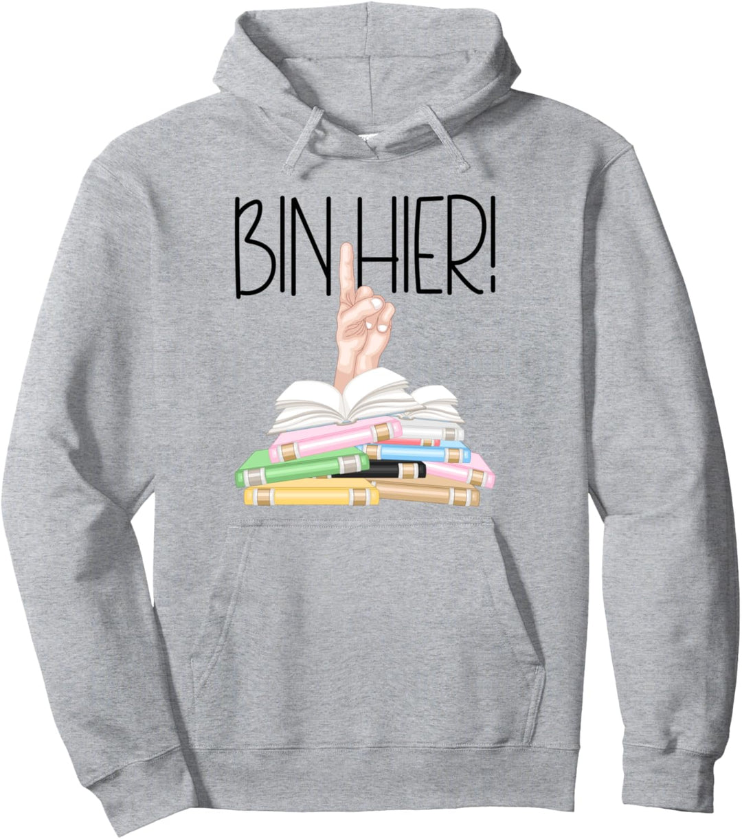 Leseratte Geschenk Spruch Buch Grafik Bücher Lesen Bücherwur Pullover Hoodie