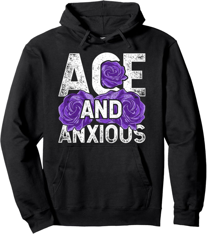 Ace Pride LGBTQ Genderfluid Lustiges Geschenk Rosen Asexuell Pullover Hoodie