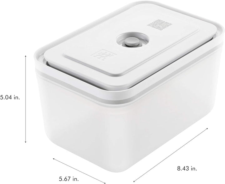 ZWILLING ZWILLING VAKUUM BOXSET, S/M/L / 3-TLG, KUNSTSTOFF, WEISS, Fresh & Save, 19 x 5 cm