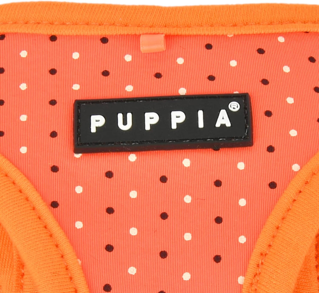 Puppia Hundegeschirr - Bonnie Geschirr B – für kleine und mittelgrosse Hunde Orange S, Orange S