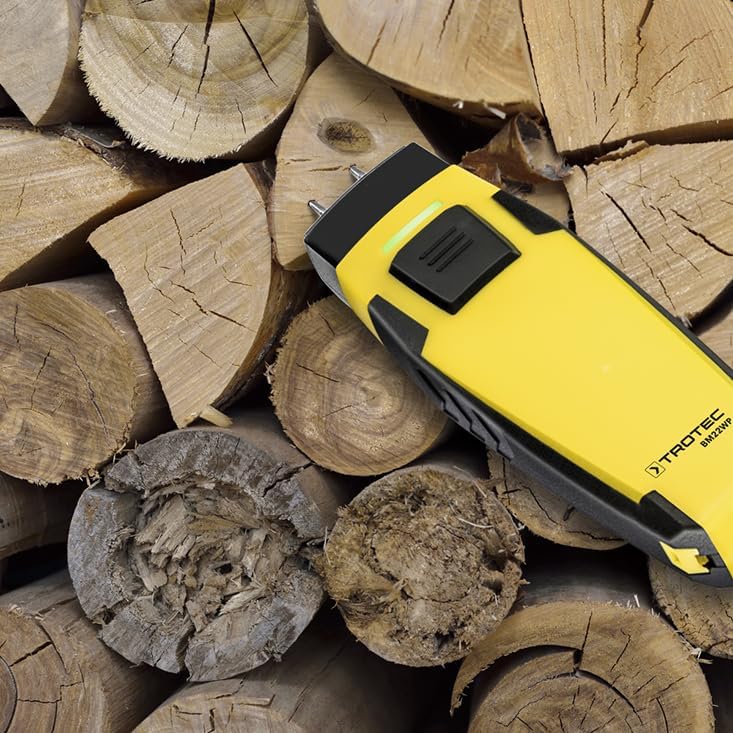 TROTEC Feuchteindikator Feuchtemessgerät BM22WP appSensor Holzfeuchtemessgerät