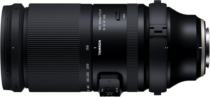 TAMRON 150-500mm F/5-6.7 Di III VC VXD, Objektiv für Fujifilm X-Mount, A057X, schwarz