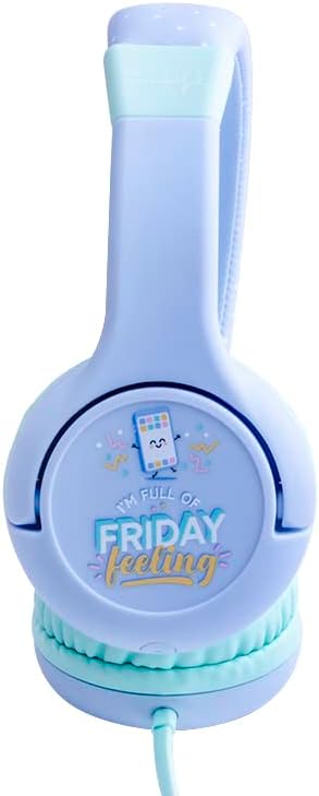 WONDEE Mr. Wonderful Kinder-Kopfhörer mit Kopfband und Lautstärkenbegrenzung von 85 dB, Mr Wonderful