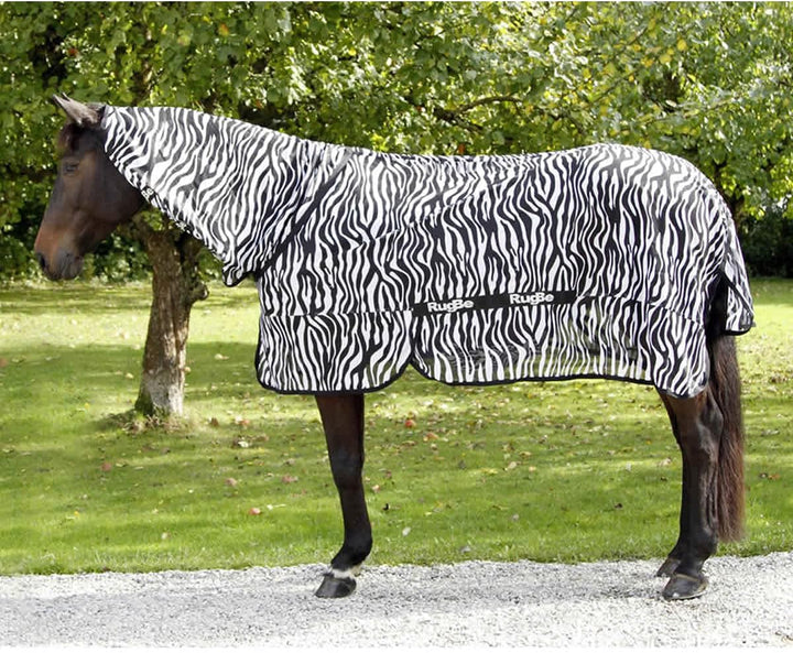 Kerbl 326123 Fliegendecke Zebra inklusiv Halsteil