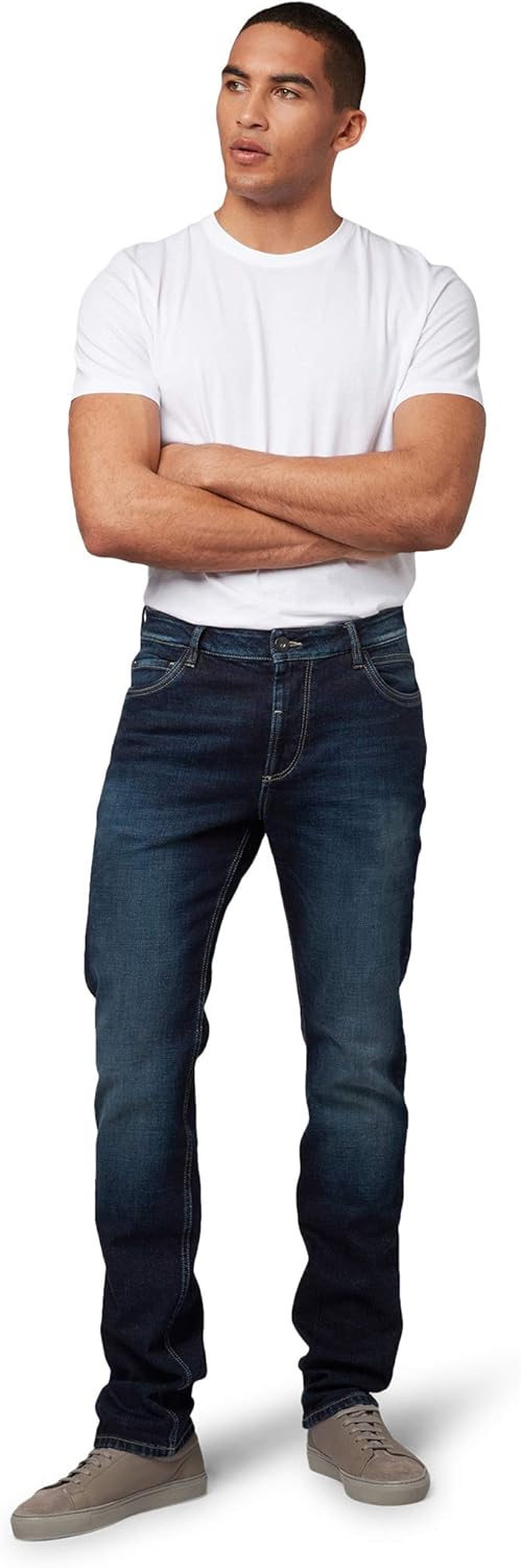 TOM TAILOR Herren Trad Relaxed Jeans 30W / 32L 10282 - Dark Stone Wash Denim, 30W / 32L 10282 - Dark
