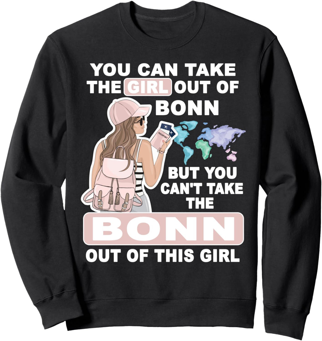 Cooles Mädchen aus Bonn City - Proud Bonn Girl Sweatshirt