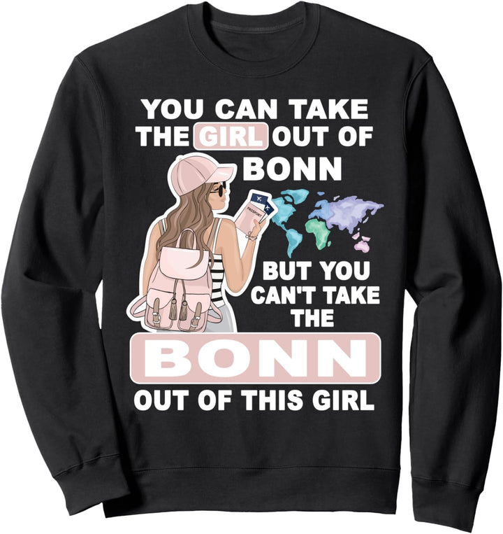 Cooles Mädchen aus Bonn City - Proud Bonn Girl Sweatshirt