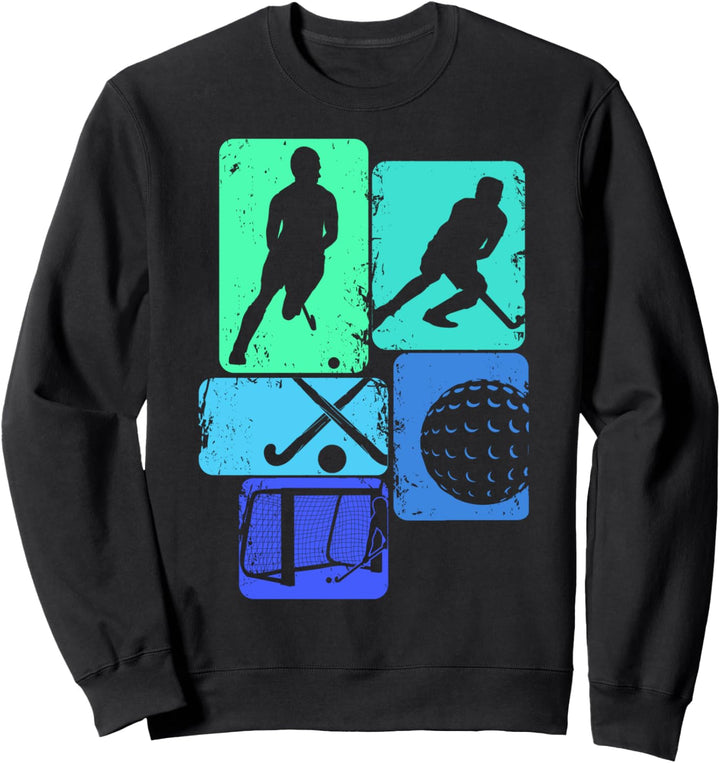 Feldhockey Hockey Hockeyspieler Jungen Kinder Sweatshirt