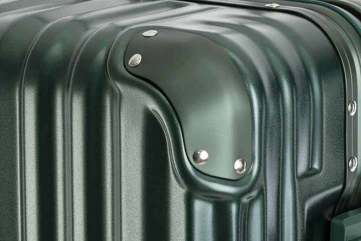 Travelhouse London Koffer Grün S-55cm, M-65cm · 2er-Set · Alu-Rahmen · Polykarbonat Hartschale · Han